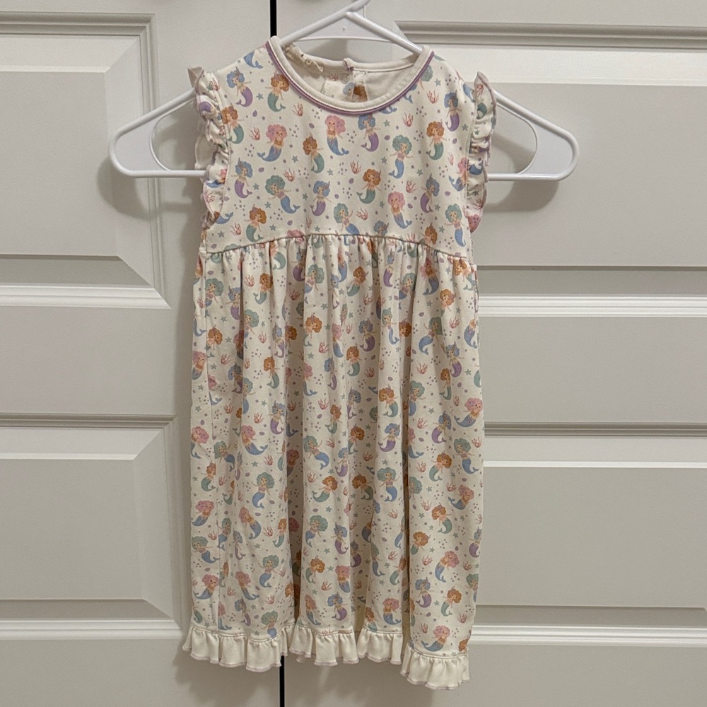 Adorable Mermaid Print Dress